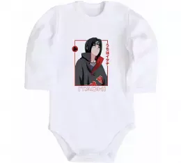 Детский боди Наруто Itachi Белый фото