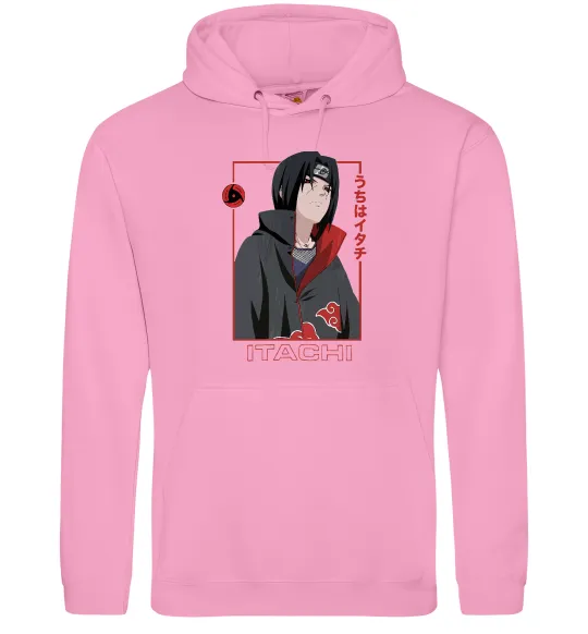 Мужская толстовка (худи) Наруто Itachi Розовый фото