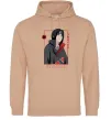 Жіноча толстовка (худі) Наруто Itachi Пісочний Жіноча толстовка (худі) Наруто Itachi Пісочний фото