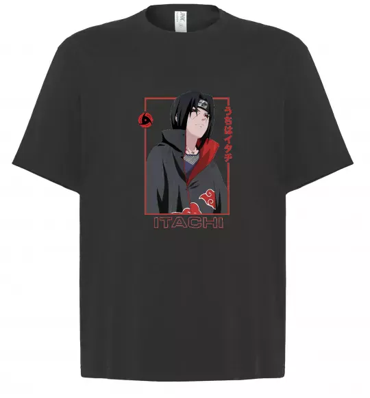 Футболка Оверсайз Наруто Itachi Чорний фото