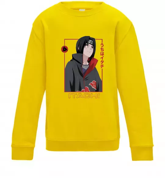 Дитячий світшот Наруто Itachi Сонячно жовтий фото