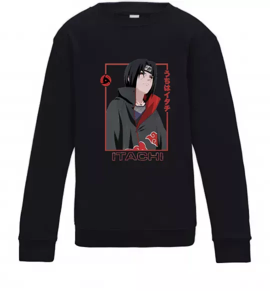 Дитячий світшот Наруто Itachi Чорний фото