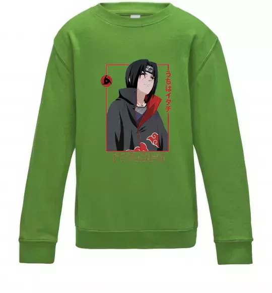 Дитячий світшот Наруто Itachi Лаймовий фото