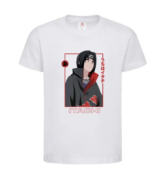 Дитяча футболка Наруто Itachi Білий фото