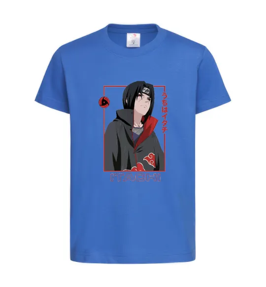 Дитяча футболка Наруто Itachi Яскраво-синій фото