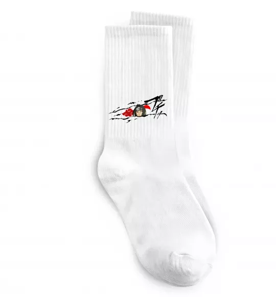 Носки Itachi Uchiha Akatsuki Белый фото