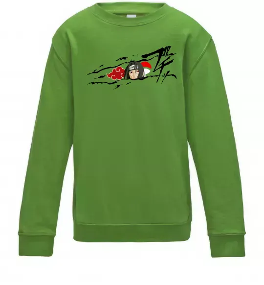 Дитячий світшот Itachi Uchiha Akatsuki Лаймовий фото