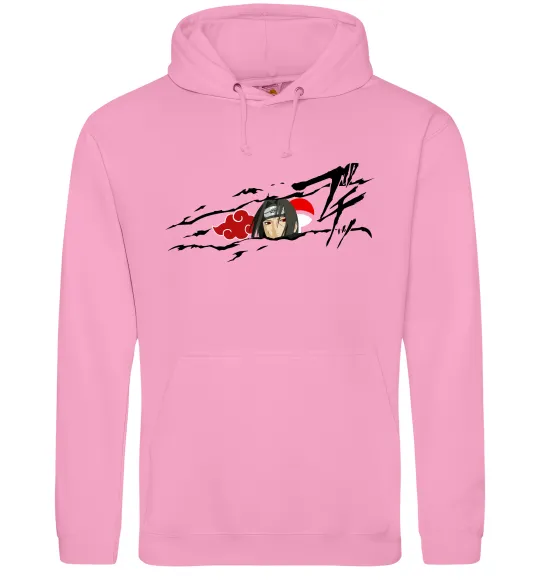 Женская толстовка (худи) Itachi Uchiha Akatsuki Розовый фото
