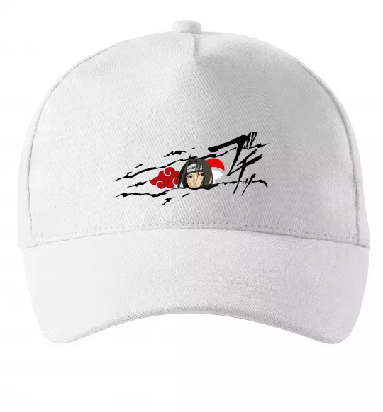 Кепка Itachi Uchiha Akatsuki Белый фото