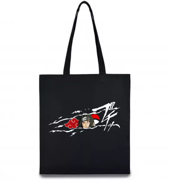 Еко-сумка Itachi Uchiha Akatsuki Чорний фото
