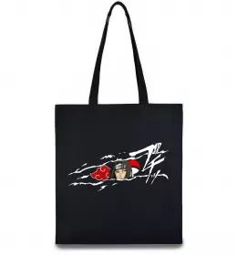 Еко-сумка Itachi Uchiha Akatsuki Чорний фото