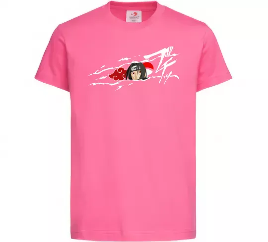 Детская футболка Itachi Uchiha Akatsuki Ярко-розовый фото
