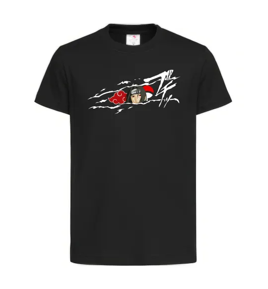 Детская футболка Itachi Uchiha Akatsuki Черный фото