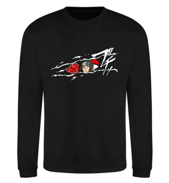 Свитшот Itachi Uchiha Akatsuki Черный фото