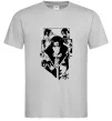 Чоловіча футболка Itachi manga art Сірий Чоловіча футболка Itachi manga art Сірий фото
