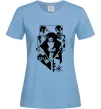 Жіноча футболка Itachi manga art Блакитний фото