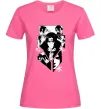 Жіноча футболка Itachi manga art Яскраво-рожевий фото