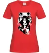 Жіноча футболка Itachi manga art Червоний фото