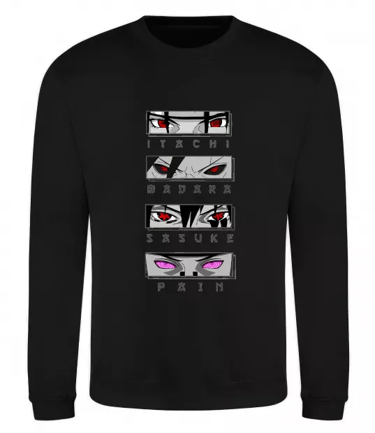 Свитшот Itachi Madara Sasuke Pain Черный фото