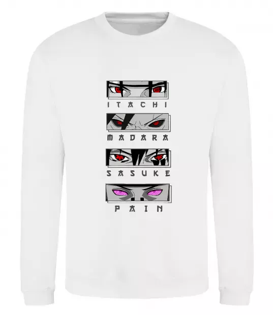 Свитшот Itachi Madara Sasuke Pain Белый фото