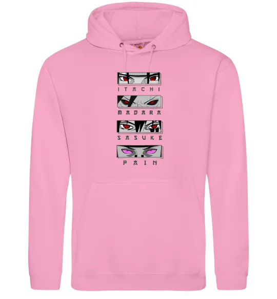 Мужская толстовка (худи) Itachi Madara Sasuke Pain Розовый фото