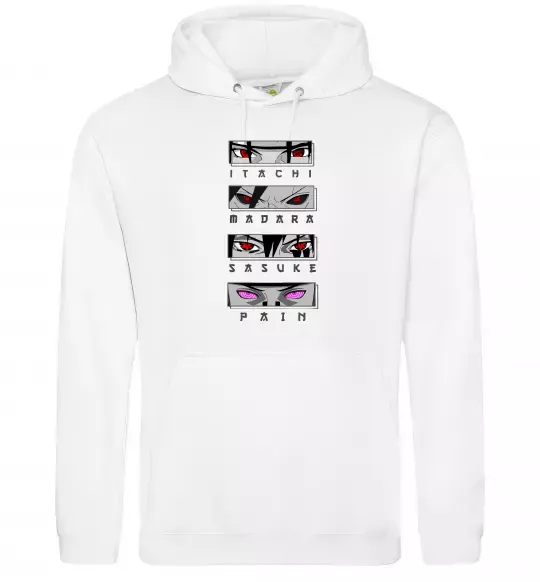 Жіноча толстовка (худі) Itachi Madara Sasuke Pain Білий фото