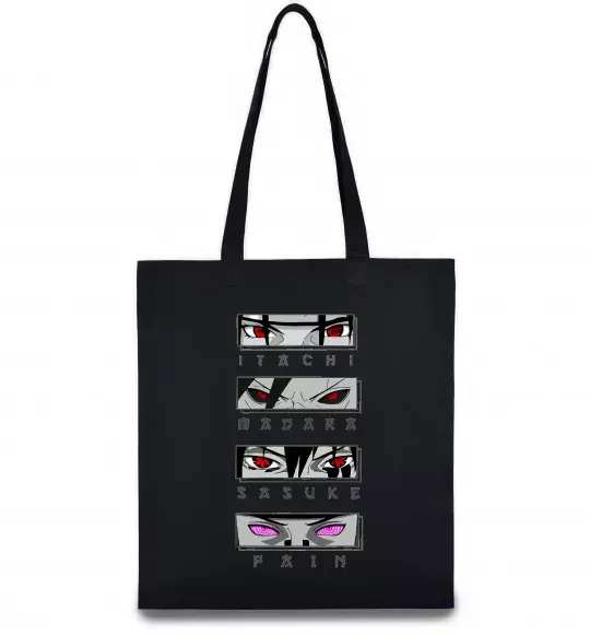 Эко-сумка Itachi Madara Sasuke Pain Черный фото