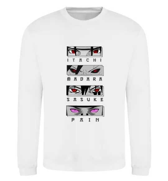 Свитшот Itachi Madara Sasuke Pain Белый фото