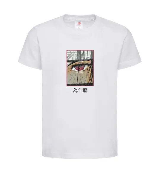 Дитяча футболка Itachi Eye Білий фото