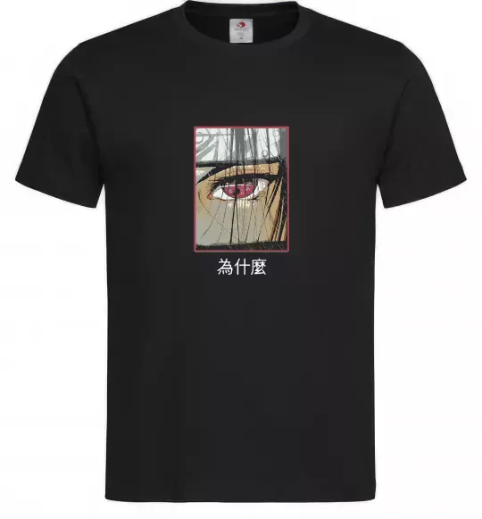 Мужская футболка Itachi Eye Черный фото