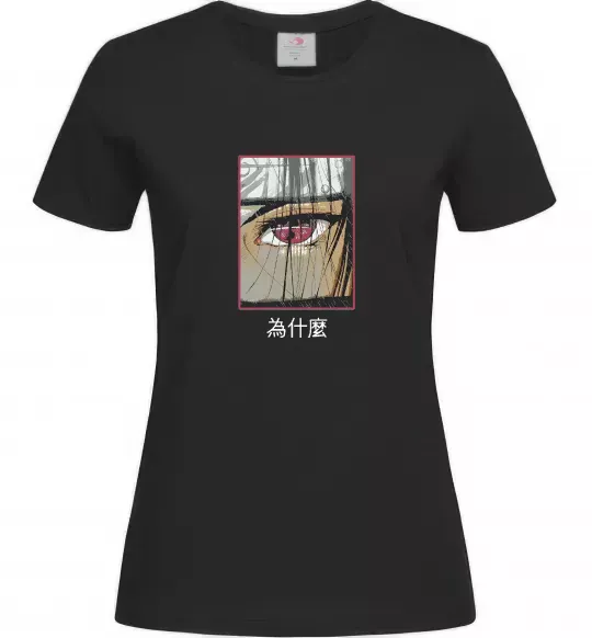 Женская футболка Itachi Eye Черный фото