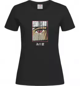Женская футболка Itachi Eye Черный фото