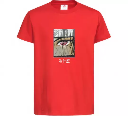 Детская футболка Itachi Eye Красный фото
