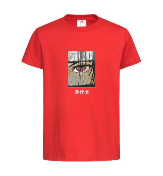 Дитяча футболка Itachi Eye Червоний фото