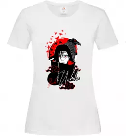 Женская футболка Itachi Crow Белый фото