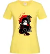 Жіноча футболка Itachi Crow Лимонний фото