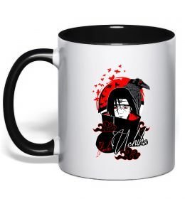 Чашка с цветной ручкой Itachi Crow
