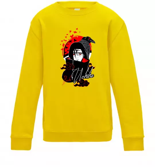 Дитячий світшот Itachi Crow Сонячно жовтий фото