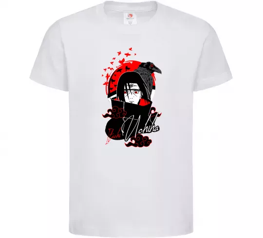 Детская футболка Itachi Crow Белый фото