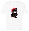 Футболка Оверсайз Itachi Crow Белый фото