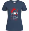 Жіноча футболка Itachi Crow Темно-синій фото
