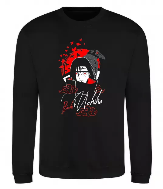 Світшот Itachi Crow Чорний фото