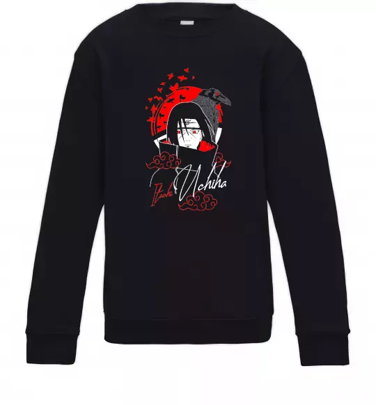 Дитячий світшот Itachi Crow Чорний фото