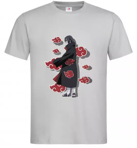 Мужская футболка Itachi Akatsuki Серый фото