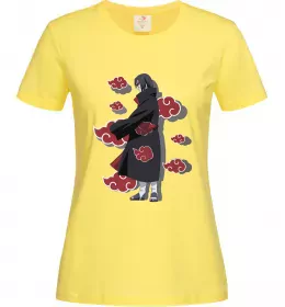 Женская футболка Itachi Akatsuki Лимонный фото