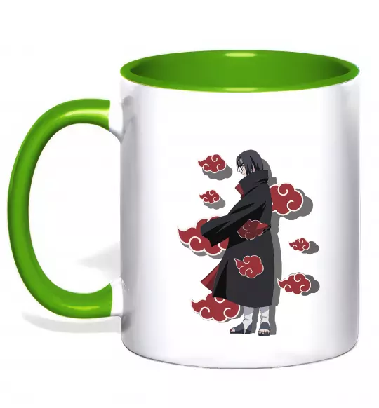 Чашка с цветной ручкой Itachi Akatsuki Зеленый фото