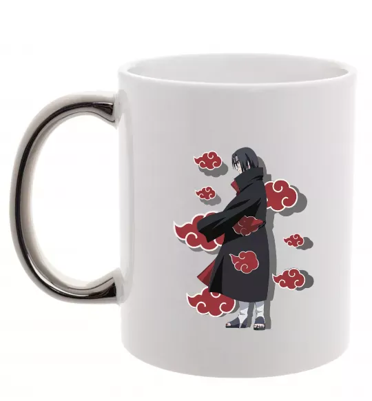Чашка с цветной ручкой Itachi Akatsuki Серебро фото