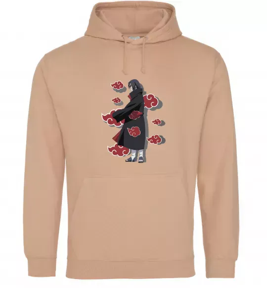 Женская толстовка (худи) Itachi Akatsuki Песочный фото