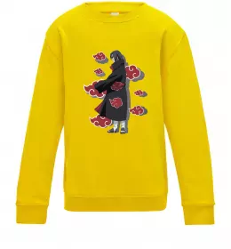 Детский Свитшот Itachi Akatsuki Солнечно желтый фото