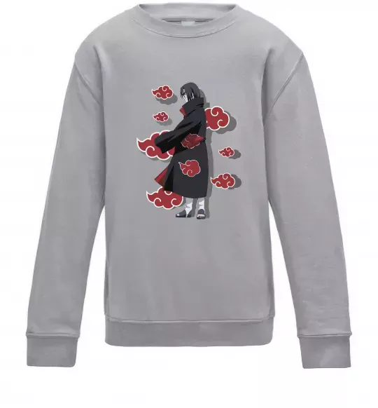 Дитячий світшот Itachi Akatsuki Сірий меланж фото